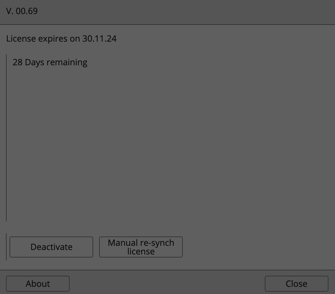 Master Patch Licensing Window