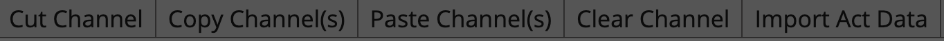 Act Page Ribbon Menu