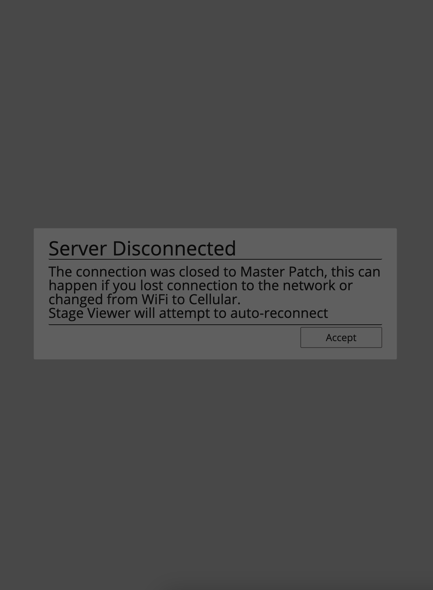 disconnectionWarning
