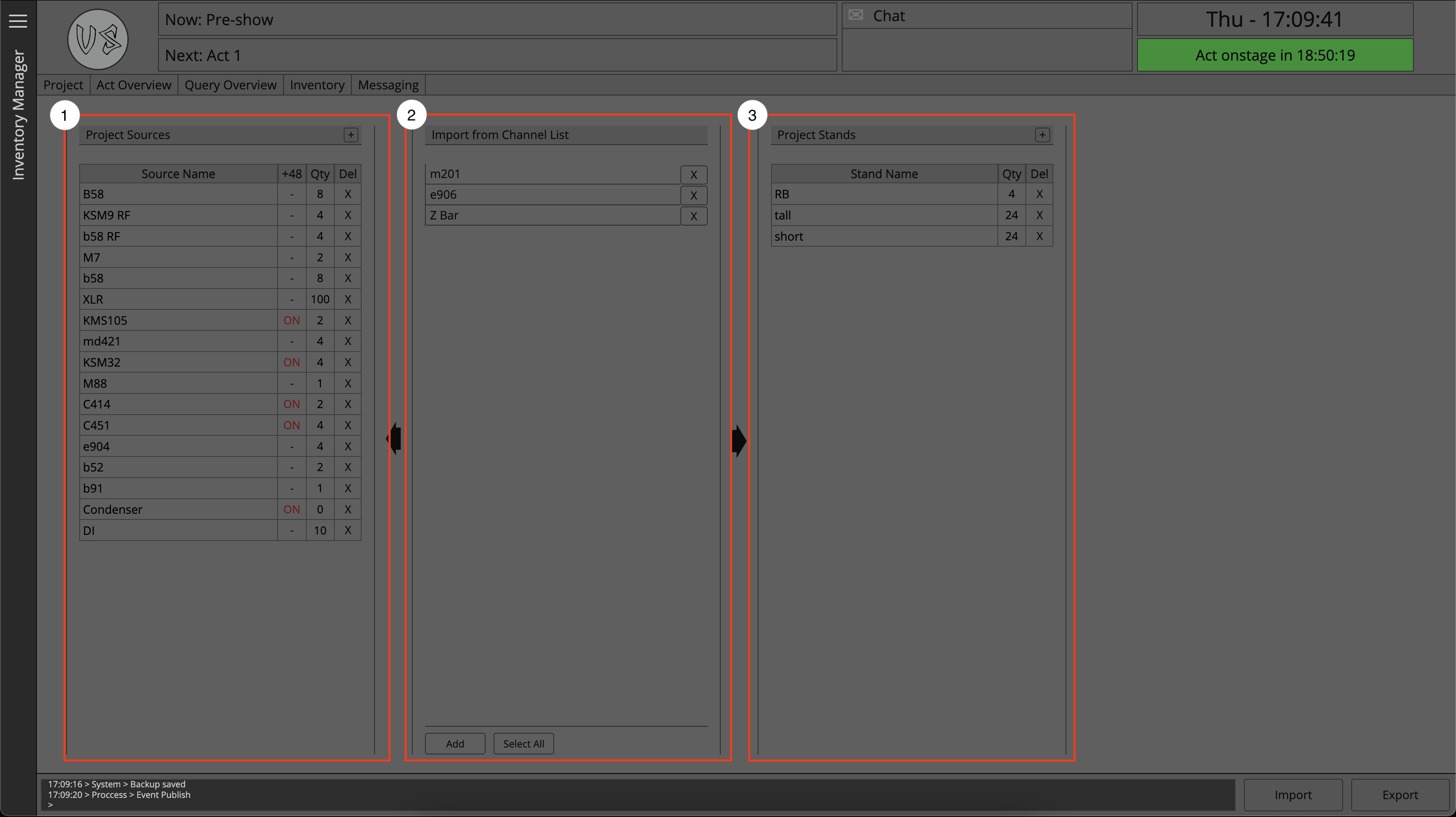 Inventory Page